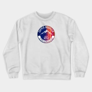 Copper Mountain Colorado Skiing Crewneck Sweatshirt